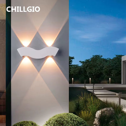 Outdoor Waterproof LED Wall Lamps Exterior Aluminum IP65 Lighting Garden Yard DECO Interior Europe Modern Indoor Light